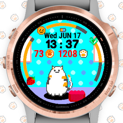 Fluffy The Cat watch face